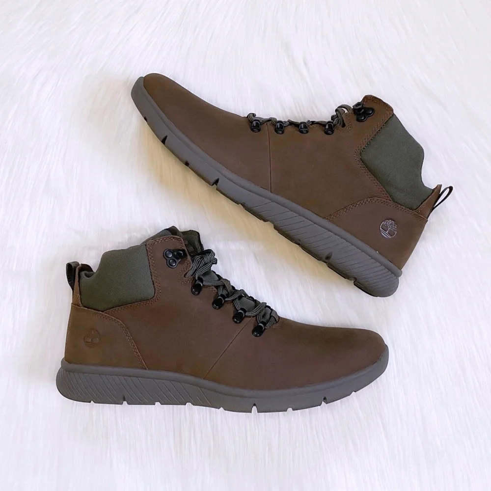 Timberland Men’s Boltero Mid Hiker In Dark Brown - Picture 4 of 7